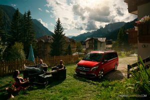 Mercedes-Benz V-Class in the Dolomites